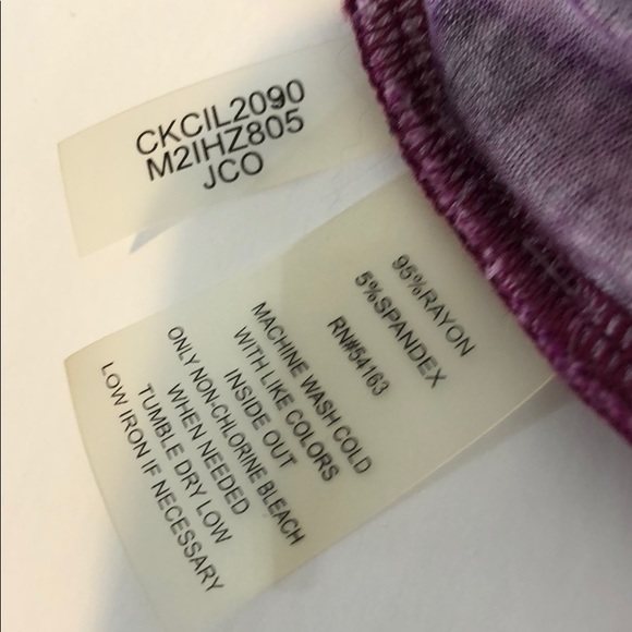 Faux wrap Calvin Klein knit top - Picture 5 of 6